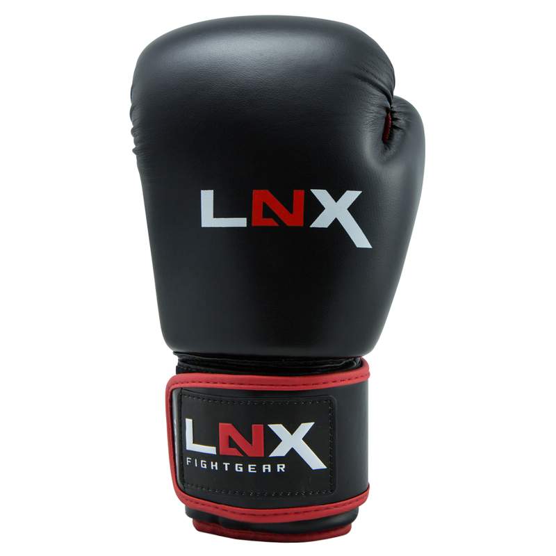 LNX Boxhandschuhe Pro Fight Evo schwarz/rot (001) 14 Oz