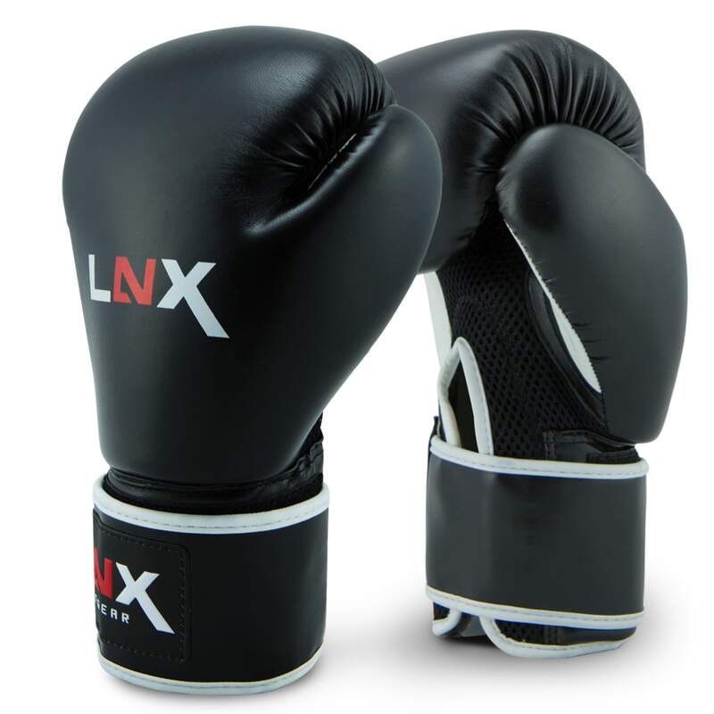 LNX Boxhandschuhe Pro Fight Evo black/white (002) 14 Oz