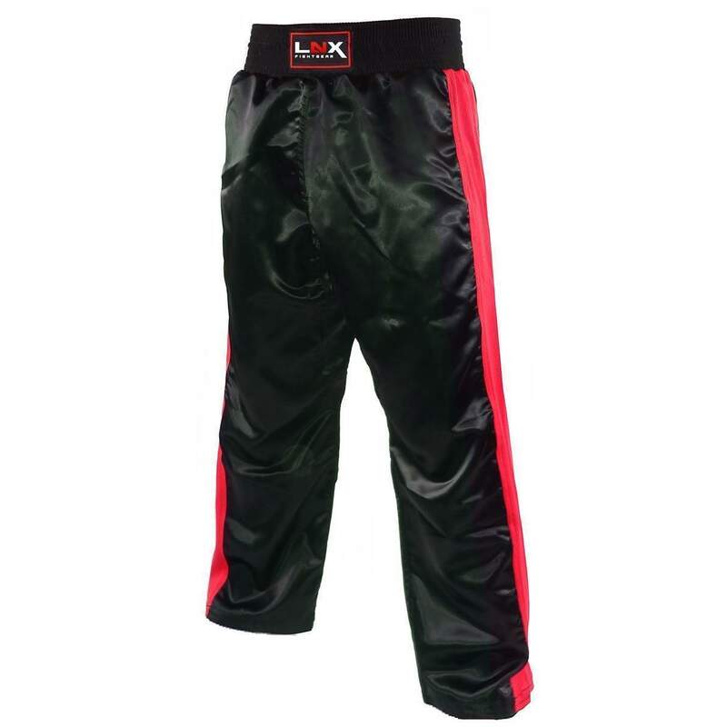 LNX Kickboxhose X-Mesh schwarz/rot (003) XXL