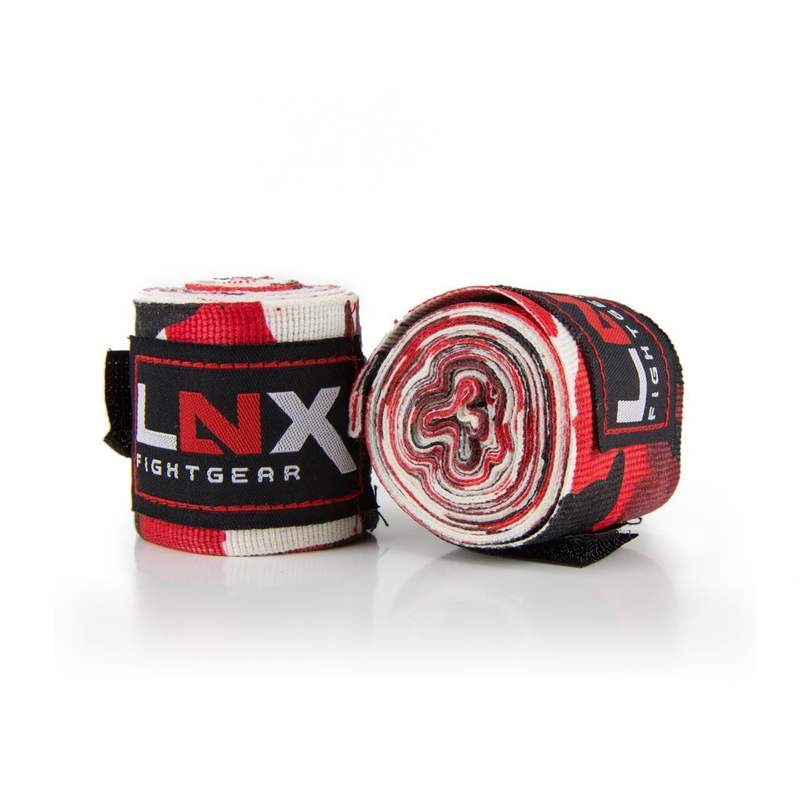 LNX Bandagen/Boxbandagen 3,5m camo-rot