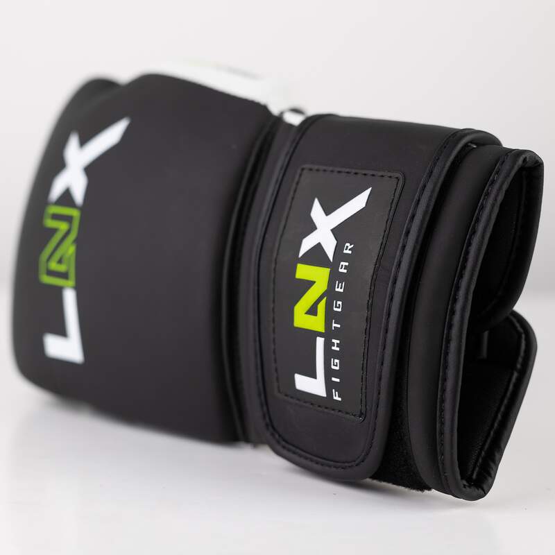 LNX Boxhandschuhe Pro One Leder schwarz/weiß (001) 12 Oz