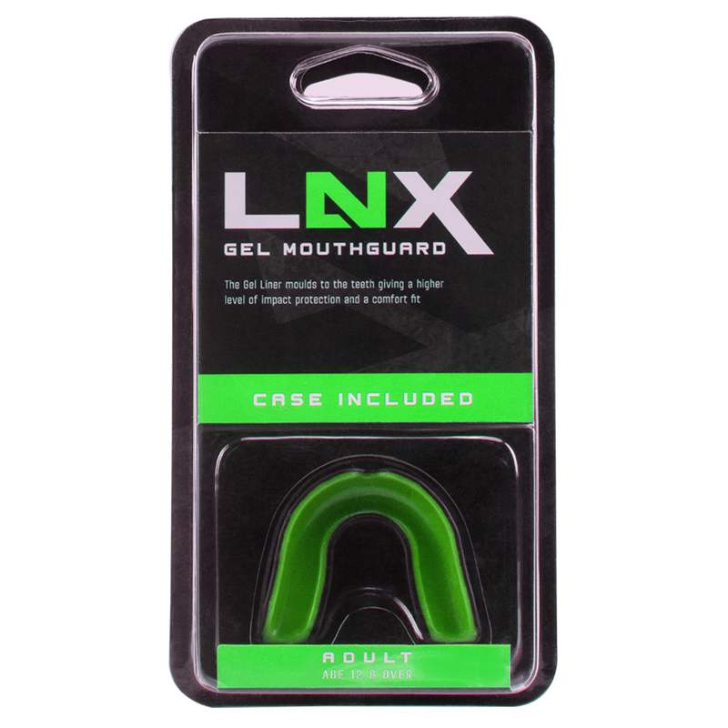 LNX Zahnschutz Performance Pro Black/ Energy Green (006) Adult
